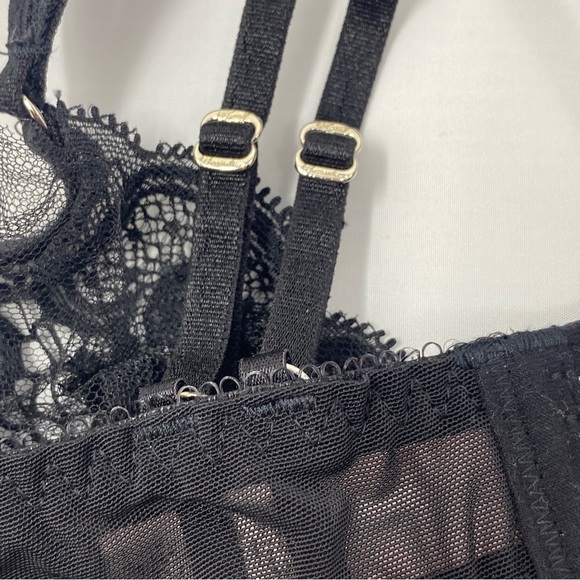 Agent Provocateur Daliah Black Bra NWT $165 - Picture 11 of 16
